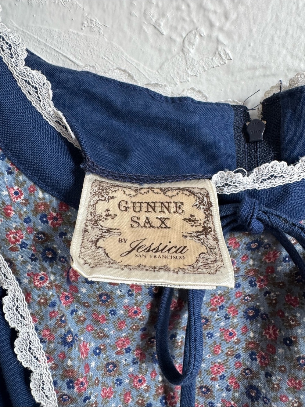Vintage 1970s Gunne Sax Calico Floral Midi Dress and Matching Bolero Set - Picture 5 of 11